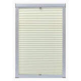 Vidaxl Roller Blind Pleated Cream PK06