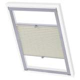 Vidaxl Roller Blind Plissed Cream PK08