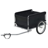 Vidaxl Bicycle Trailer 65 kg nero e giallo