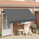 Vidaxl Luifel manuell ausziehbar 350 cm Anthrazit