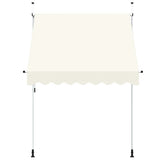 Vidaxl Luifel erstreckt sich manuell um 200 cm Creme