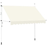 Vidaxl Luifel erstreckt sich manuell 300 cm Creme