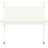 Vidaxl Luifel erstreckt sich manuell 300 cm Creme