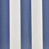 Vidaxl LaFeldoek 350x250 cm Leinwand Blau und Weiß