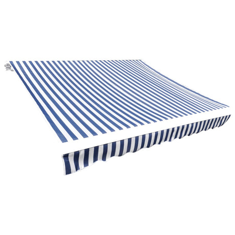 Vidaxl LaFeldoek 450 x 300 cm Leinwand Blau und Weiß