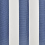 Vidaxl LaFeldoek 450 x 300 cm Leinwand Blau und Weiß