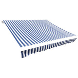 Vidaxl LaFeldoek 500x300 cm Leinwand Blau und Weiß
