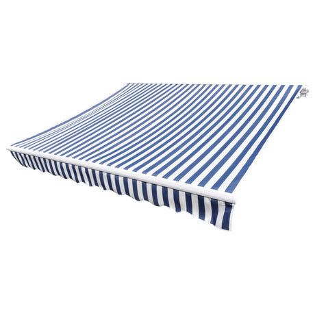 Vidaxl LaFeldoek 500x300 cm Leinwand Blau und Weiß