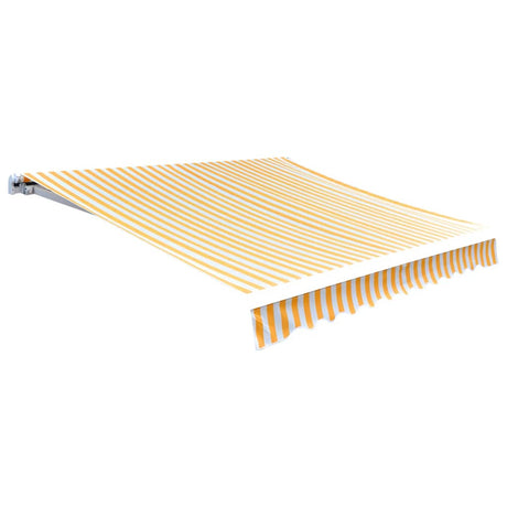 Vidaxl LaFeldoek 350x250 cm Leinwand Orange und Weiß