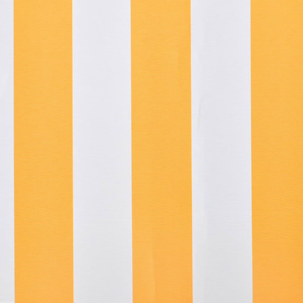 Vidaxl LaFeldoek 350x250 cm Leinwand Orange und Weiß