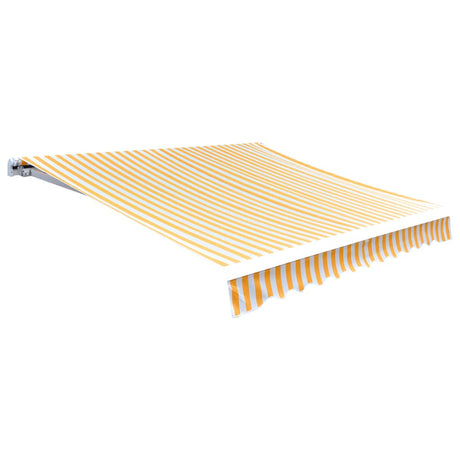 Vidaxl LaFeldoek 450 x 300 cm Leinwand Orange und Weiß