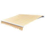 Vidaxl LaFeldoek 450 x 300 cm Leinwand Orange und Weiß