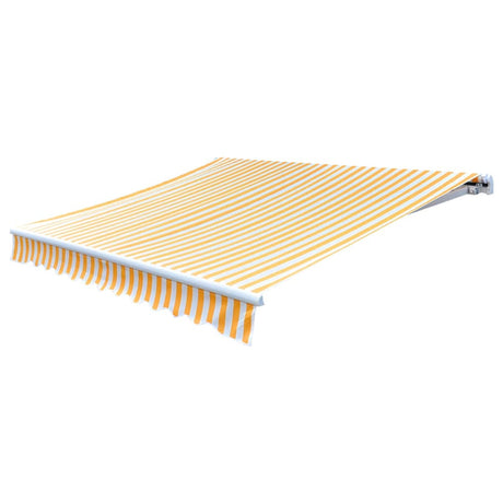 Vidaxl LaFeldoek 450 x 300 cm Leinwand Orange und Weiß
