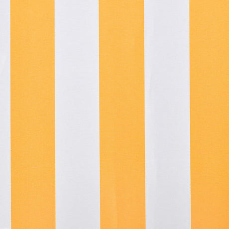 Vidaxl LaFeldoek 500x300 cm Leinwand Orange und Weiß