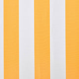 Vidaxl LaFeldoek 500x300 cm Leinwand Orange und Weiß