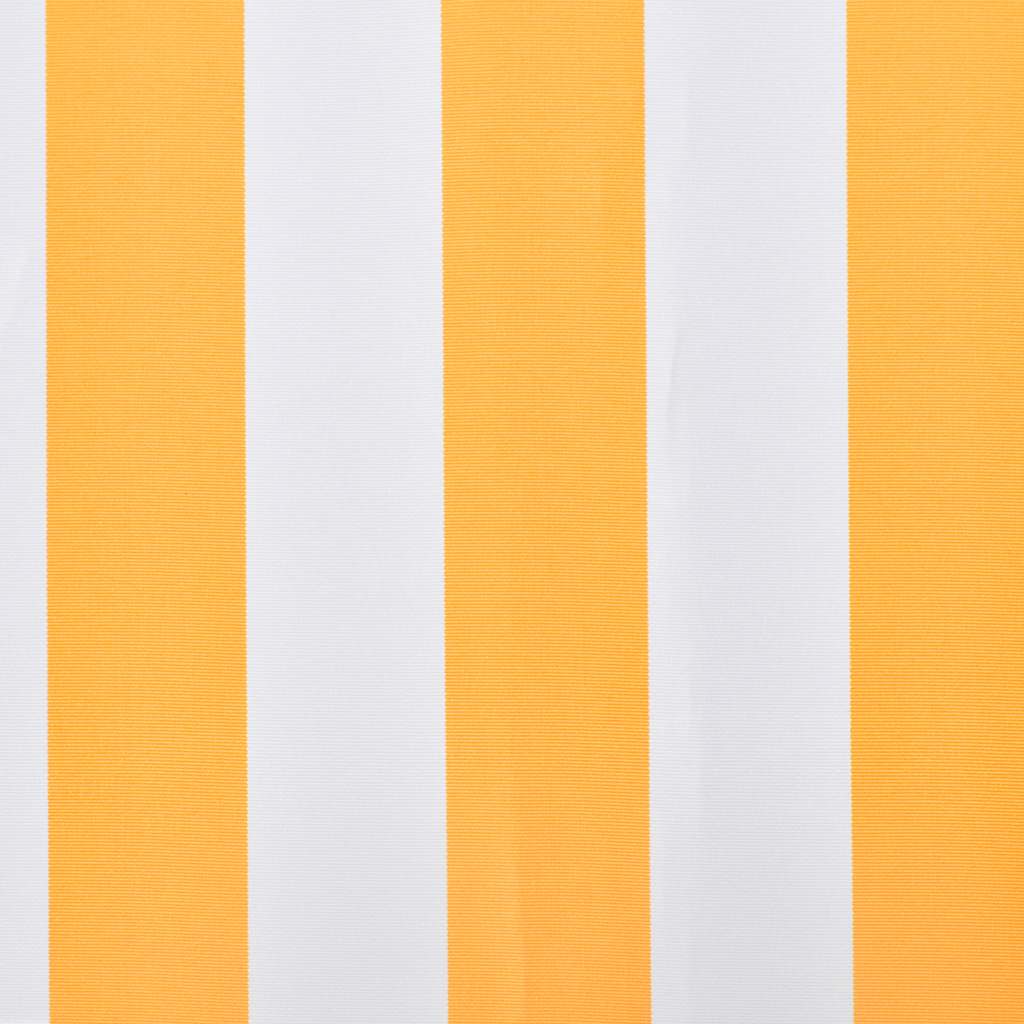 Vidaxl LaFeldoek 500x300 cm Leinwand Orange und Weiß