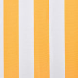 Vidaxl LaFeldoek 500x300 cm Leinwand Orange und Weiß