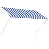 Vidaxl Luifel Extendable 200x150 cm blue and white