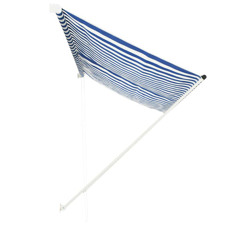 Vidaxl luifel ausziehbar 300x150 cm blau und weiß