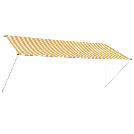 Vidaxl luifel ausziehbar 300x150 cm gelb und weiß