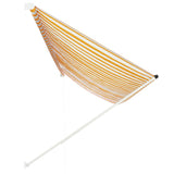 Vidaxl Luifel Extendible 400x150 cm amarillo y blanco