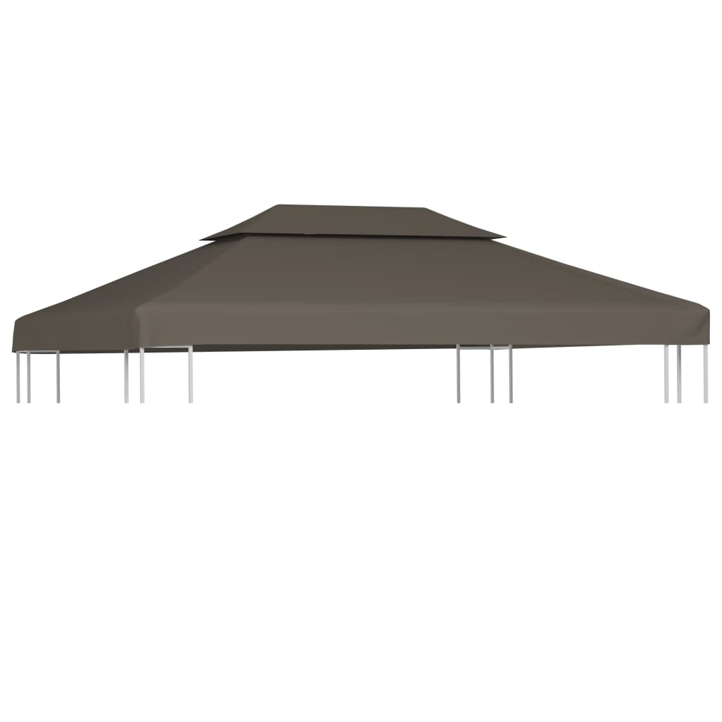 Vidaxl Prieverkak 2-lag 4x3m 310 g m² taupe