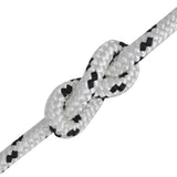 Vidaxl -Bootseil geflochten 8 mm 500 m Polyesterweiß