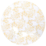 Vidaxl 2 ST Table covers Stretch 70 cm white with gold print