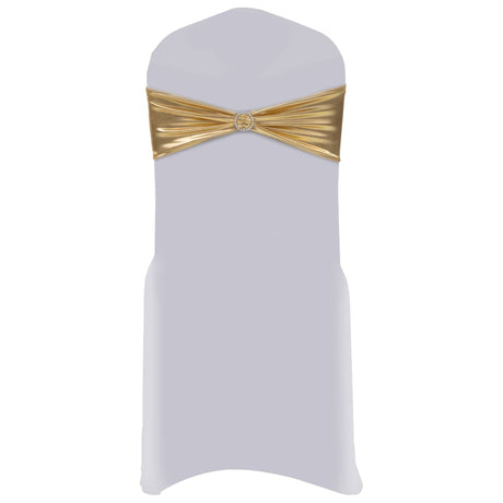 Vidaxl 25 St Stoellint mit Diamond -Stretchgold