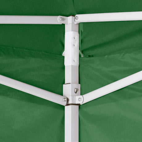 Vidaxl -Faltzelt mit 2 Wänden 3x3 m grün
