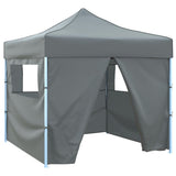 Vidaxl-Faltzelt-Popup mit 4 Seitenwänden 3x3 m Anthrazit