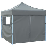 Vidaxl-Faltzelt-Popup mit 4 Seitenwänden 3x3 m Anthrazit