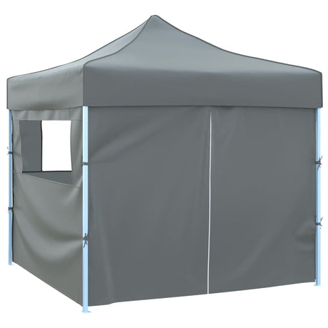 Vidaxl-Faltzelt-Popup mit 4 Seitenwänden 3x3 m Anthrazit