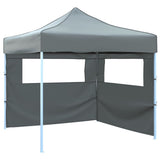 Vidaxl-Faltzelt-Popup mit 2 Seitenwänden 3x3 m Anthrazit