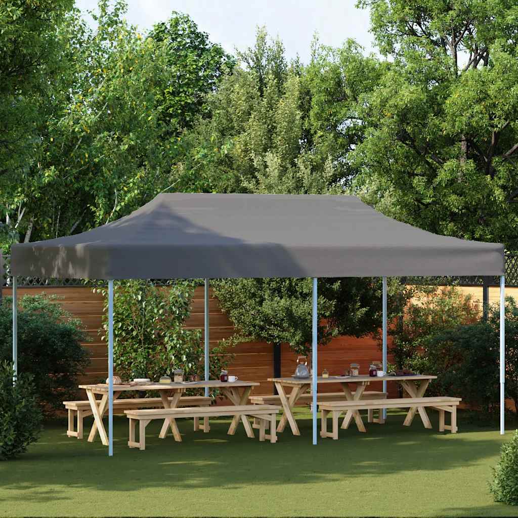 Vidaxl Partytent Pop-up faltbar 3x6 m Anthrazit