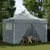 Vidaxl-Faltzelt-Popup mit 4 Seitenwänden 3x4,5 m Anthrazit