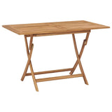 Vidaxl tuintafel inklapbaar 120x70x75 cm massief teakhout