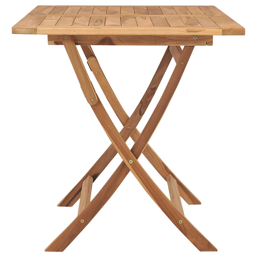 Vidaxl tuintafel inklapbaar 120x70x75 cm massief teakhout