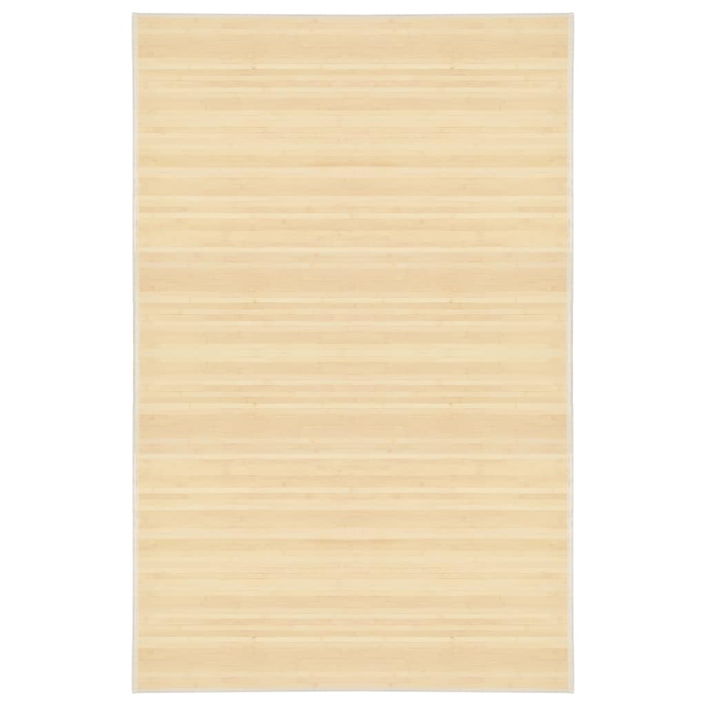 Vidaxl Carpet 100x160 cm Bamboo Natural