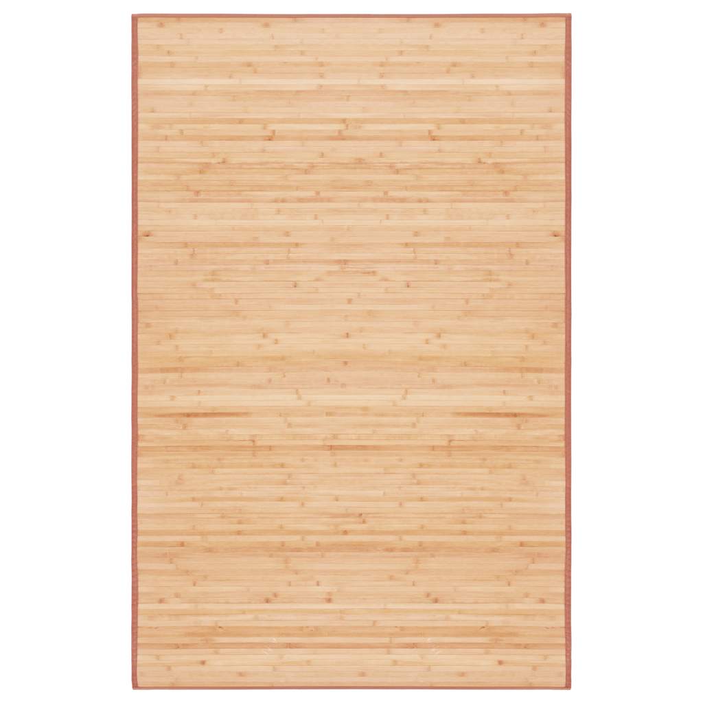 Vidaxl Teppich 100x160 cm Bambusbraun