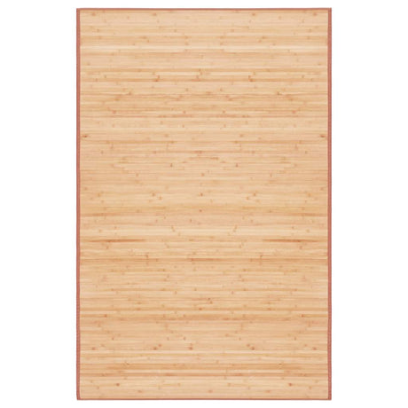 Vidaxl Teppich 100x160 cm Bambusbraun