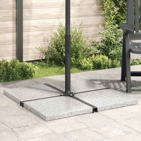 Vidaxl Parasol Fußplatte Quadrat 25 kg Granitgrau