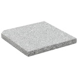 Vidaxl Parasol Fußplatte Quadrat 25 kg Granitgrau