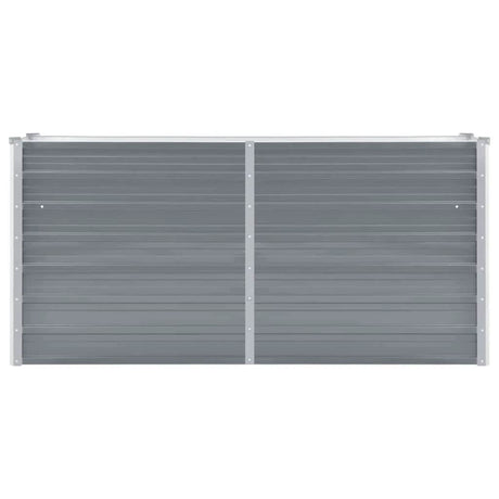Vidaxl -Pflanzer erhöht 160 x 40 x 77 cm verzinkter Stahlgrau