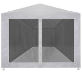 VIDAXL -Partyzelt mit 8 -Mesh -Seitenwänden 9x3 m