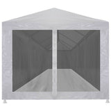 VIDAXL -Partyzelt mit 10 Mesh Seitenwänden 12x3 m