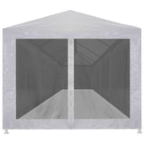 VIDAXL -Partyzelt mit 10 Mesh Seitenwänden 12x3 m