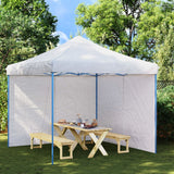 Vidaxl Tent Walls 2 St con cerniera PE bianca