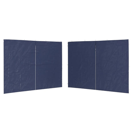 Vidaxl Zeltwände mit Reißverschluss PE Blue 2 PCs