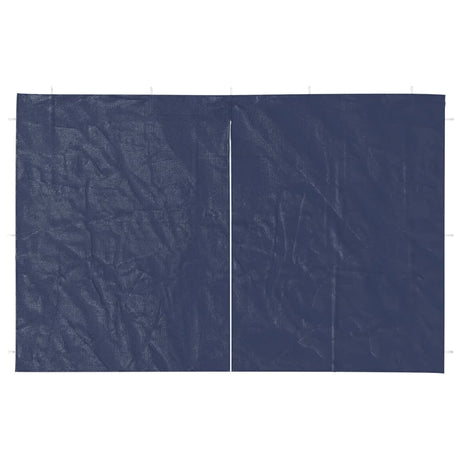 Vidaxl Zeltwände mit Reißverschluss PE Blue 2 PCs